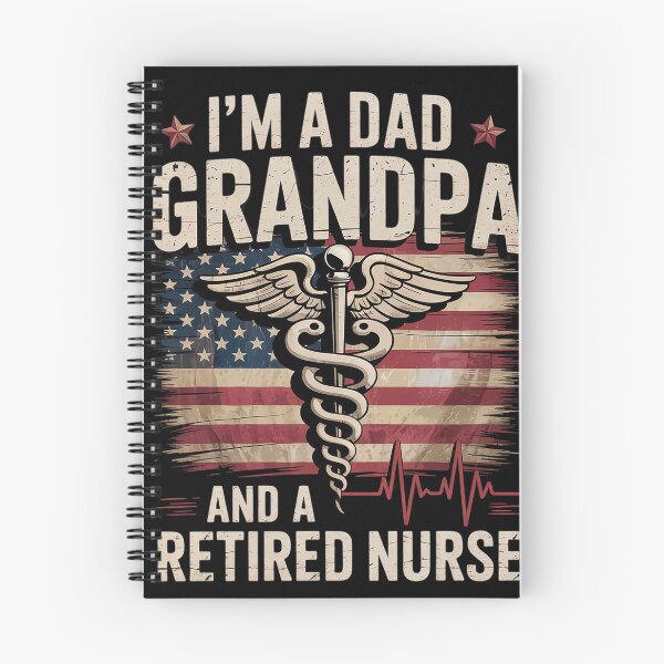 Item preview, Dad, Grandpa, and Retired Nurse Proud USA Flag Fathers day  designed and sold by InspiredFoul.