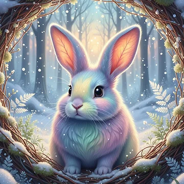 Artwork thumbnail, Winter Rabbit by RaF71PrO