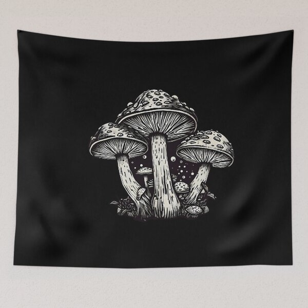 Item preview, Gritty Mushroom Grunge Graphic designed and sold by frijazede36.