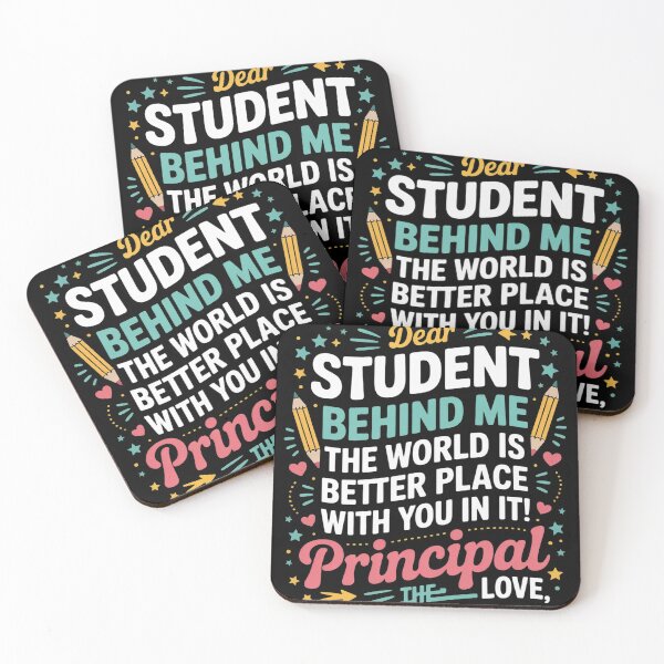 Item preview, Dear Student Behind Me Principal Motivational Appreciation  designed and sold by InspiredFoul.