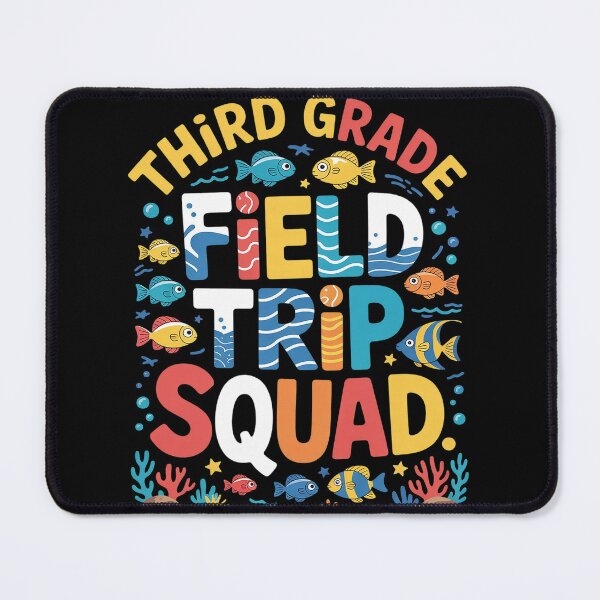 Item preview, Field Trip Squad Fish Aquarium 3rd Grade Teacher Student  designed and sold by InspiredFoul.