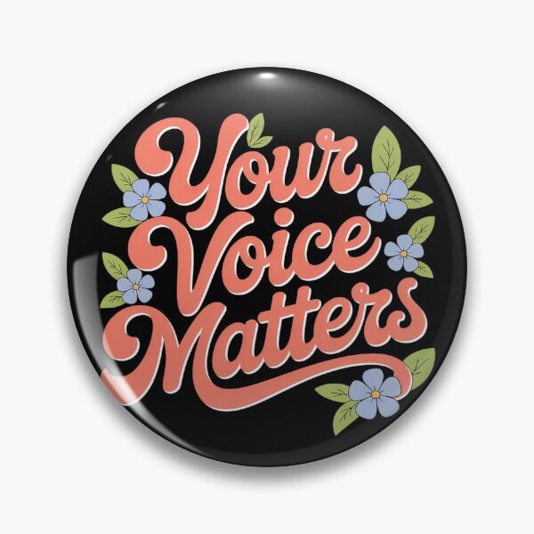 Item preview, Floral Your Voice Matters  designed and sold by InspiredFoul.