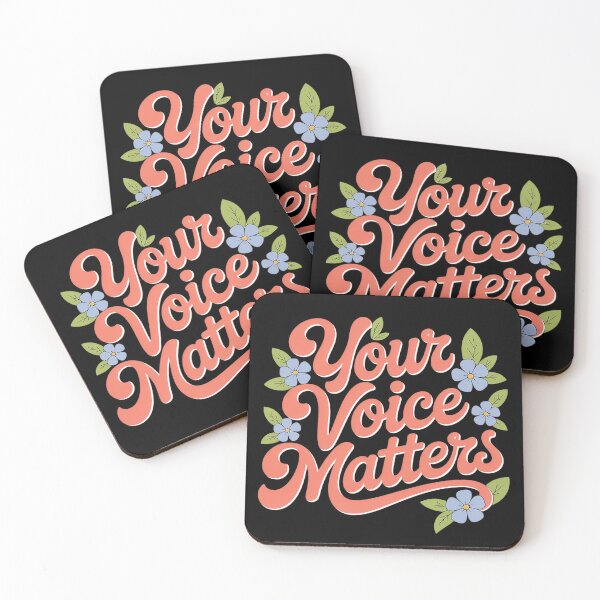 Item preview, Floral Your Voice Matters  designed and sold by InspiredFoul.