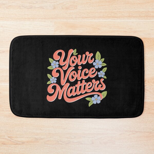 Item preview, Floral Your Voice Matters  designed and sold by InspiredFoul.