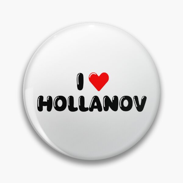 Item preview, I Heart Hollanov - black text designed and sold by palefireart.