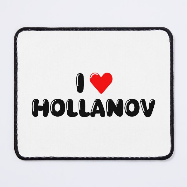 Item preview, I Heart Hollanov - black text designed and sold by palefireart.