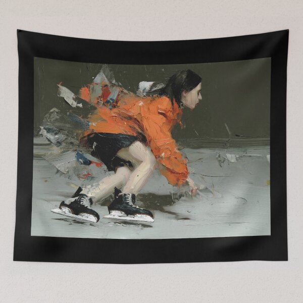 Item preview, Dynamic Ice Skater in Motion designed and sold by lautir.
