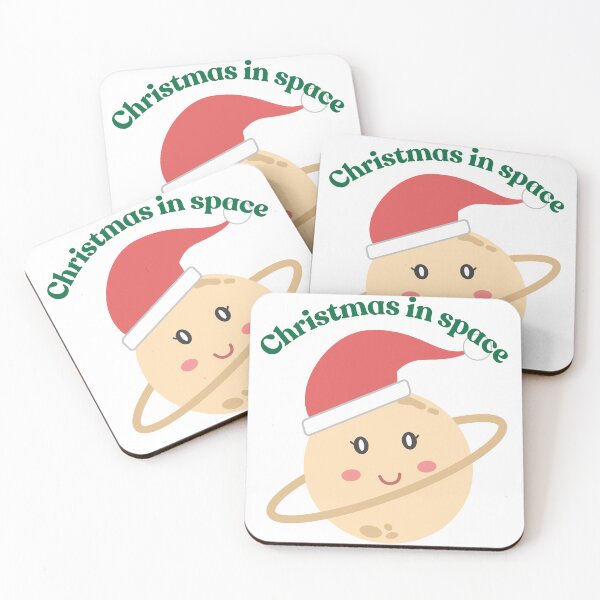 Item preview, Merry Christmas with cozy Saturn designed and sold by SulariTDsign.