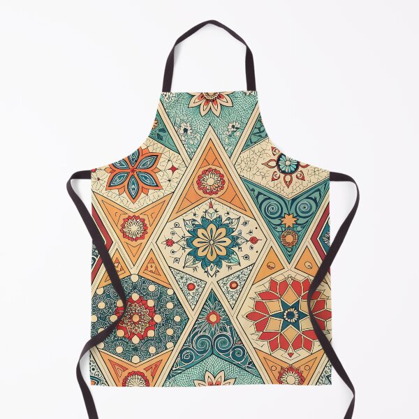 Item preview, Vintage Geometric Floral Pattern – Mughal Moroccan Ornament Art designed and sold by PetalsnPaperCo.