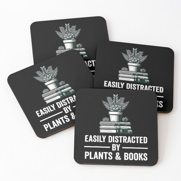 Item preview, Easily Distracted By Plants Books Funny Plant Book Lover designed and sold by charitashmoqs.