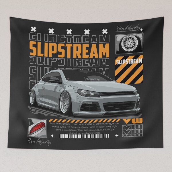 Item preview, Slipstream – Turbo Euro Street Art designed and sold by BronArtworks.