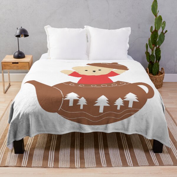 Item preview, Merry Christmas with Bear in teapot designed and sold by SulariTDsign.