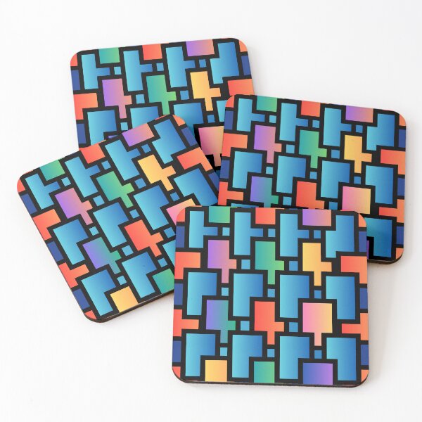 Item preview, Abstract Geometric Gradient Pattern – Modern Color Blocks designed and sold by LMDIGITAL6.