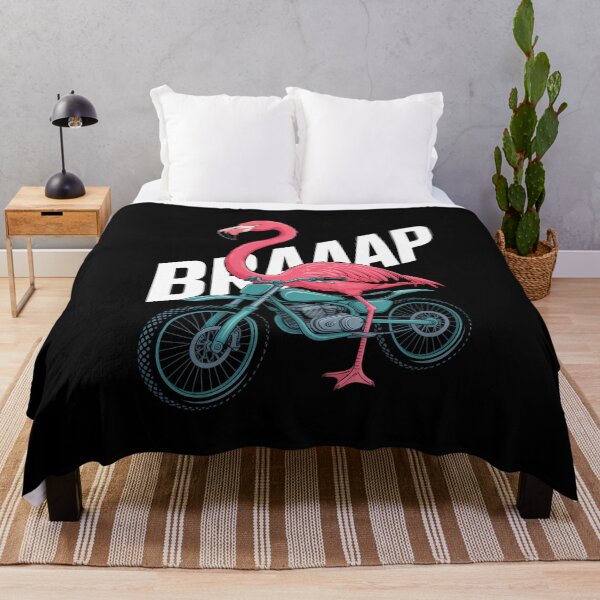 Item preview, Flamingo Riding Dirt Bike Funny Motocross designed and sold by gourpmerzihd.