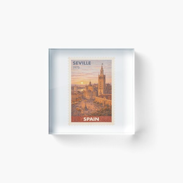 Item preview, Seville Vintage Stamp designed and sold by Wanderstamp.