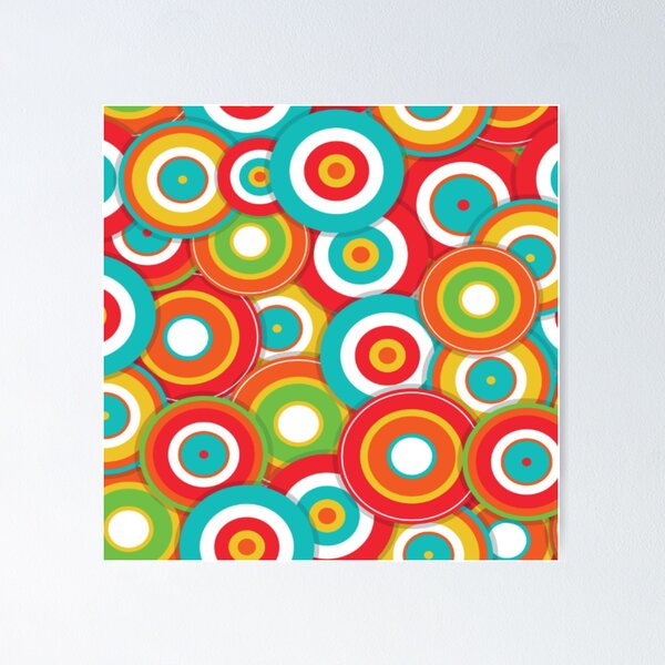 Item preview, COLORFUL CIRCLES PATTERN  designed and sold by Matoo5062.