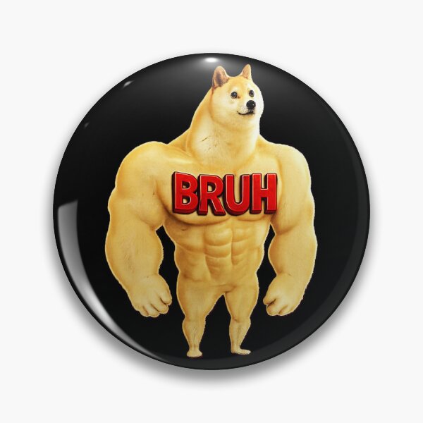 Item preview, Swole Doge - Bruh He is Huge! designed and sold by The Art by Rossouw.