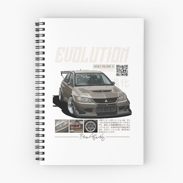 Aperçu de l'œuvre Mitsubishi Evo 9 – Performances routières optimisées créée et vendue par BronArtworks.
