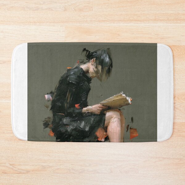 Item preview, Woman Reading Amidst Abstract Elements designed and sold by lautir.