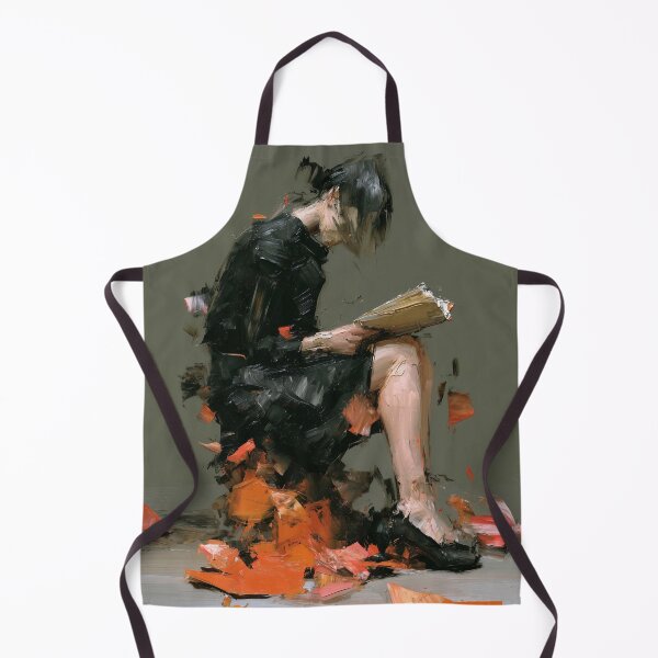 Item preview, Woman Reading Amidst Abstract Elements designed and sold by lautir.