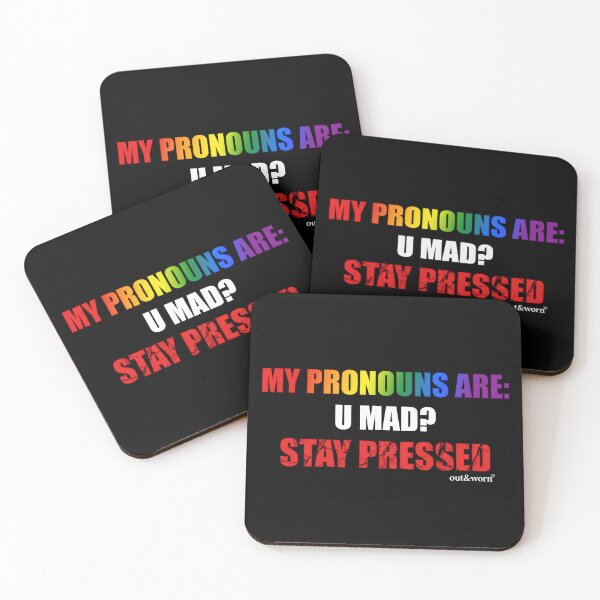 Item preview, My Pronouns Are: U Mad? - Rainbow Design designed and sold by outandworn.