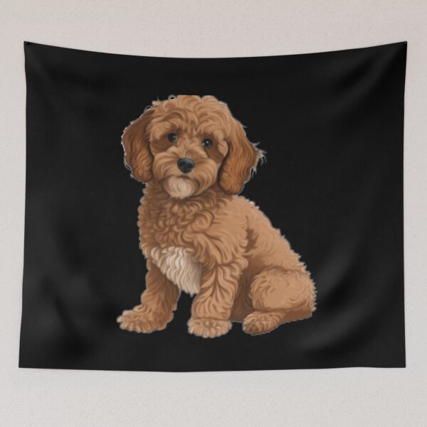 Item preview, Cavapoo dog for Mom Dad Kids designed and sold by SALI MANI.