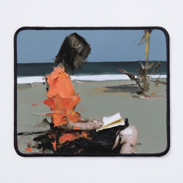 Item preview, Woman Reading on a Beach designed and sold by lautir.