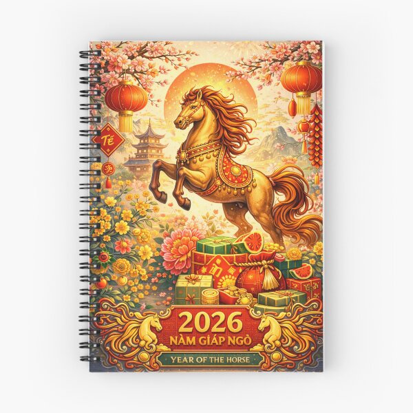 Item preview, 2026 Năm Giáp Ngọ – Vietnamese Lunar New Year Horse designed and sold by PunchDrop.