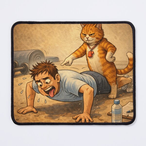 Item preview, Ginger Cat - Personal Trainer Edition designed and sold by CzipipitoStudio.