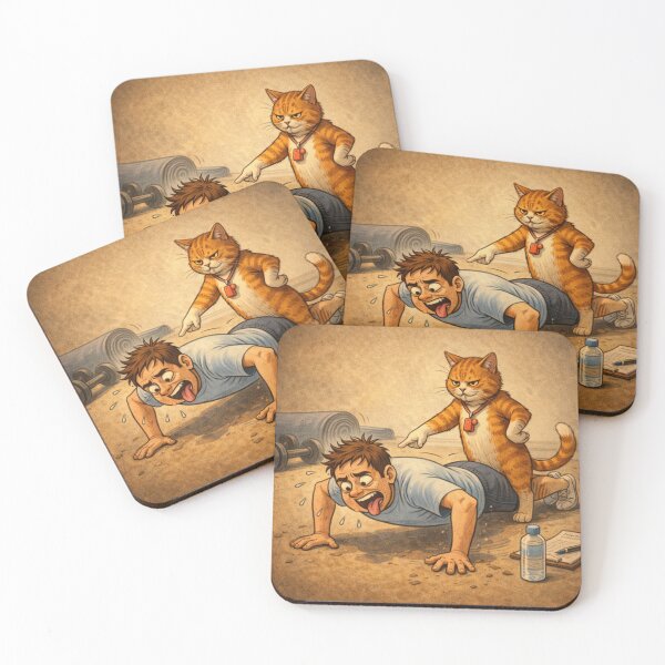 Item preview, Ginger Cat - Personal Trainer Edition designed and sold by CzipipitoStudio.