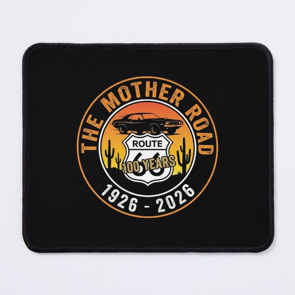 Item preview, Route 66 Centennial Muscle Car Sunset - The Mother Road 100 Years designed and sold by G350.