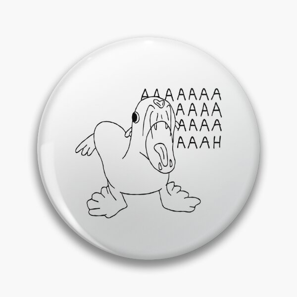 Item preview, Screaming Sea lion brainrot meme seal designed and sold by Leila & the stars.