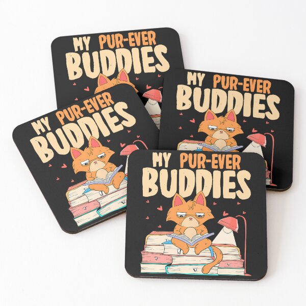 Item preview, My Pur-Ever Buddies Cat And Books Funny Book Reading designed and sold by arzateiosumn.