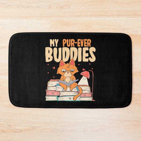Item preview, My Pur-Ever Buddies Cat And Books Funny Book Reading designed and sold by arzateiosumn.