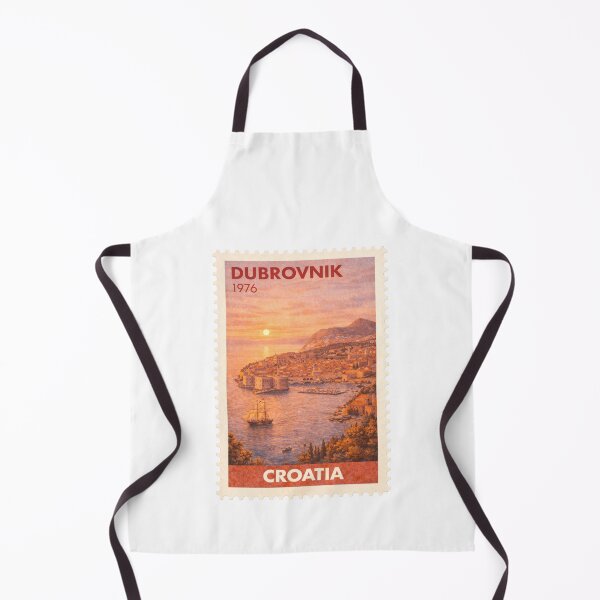 Item preview, Dubrovnik Vintage Stamp designed and sold by Wanderstamp.