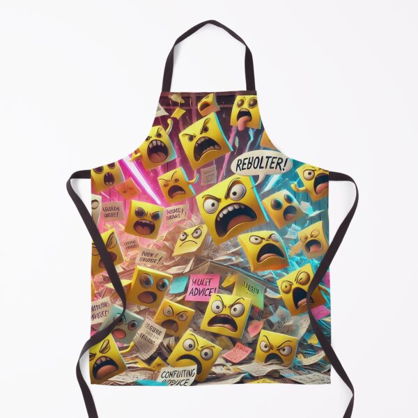 Item preview, REBOLTER! – Angry Sticky Notes Feedback Storm designed and sold by ComedyInkFactor.