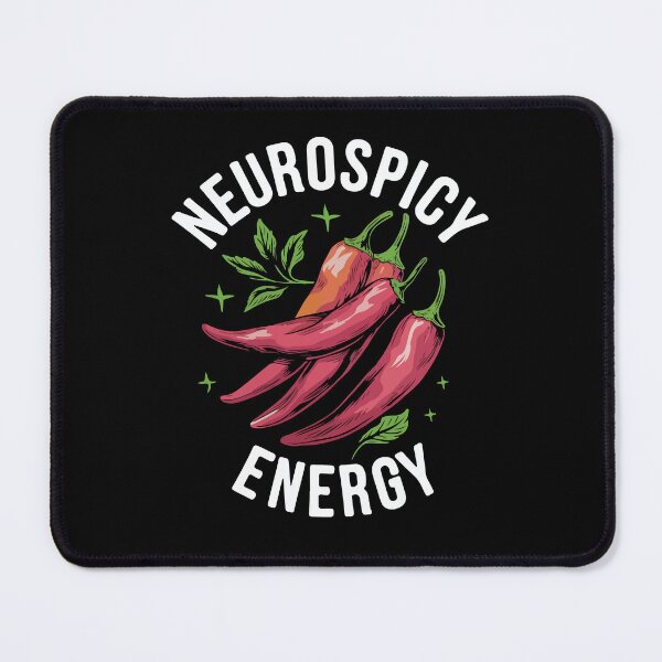 Item preview, Neurospicy Energy Notebook– ADHD Humor & Neurodiversity Pride designed and sold by Suzy Perez Art.