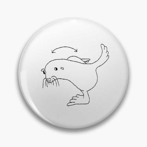 Item preview, Dancing Sea lion brainrot meme seal designed and sold by Leila & the stars.