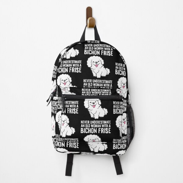 Item preview, Never Underestimate An Old Woman With A Bichon Frise designed and sold by arzateiosumn.
