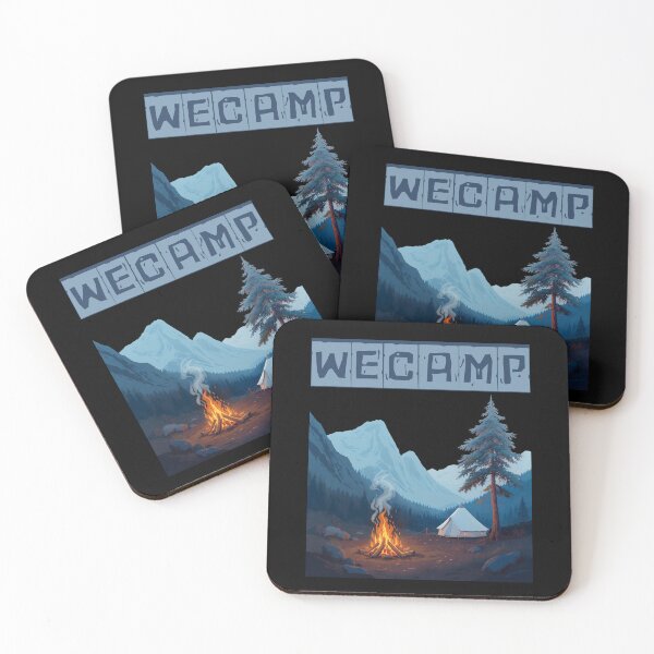 Item preview, We Camp  designed and sold by MrDomStore.