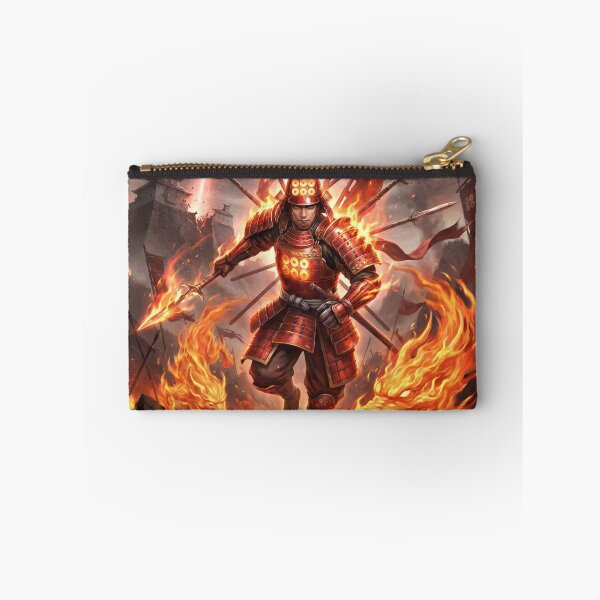 Item preview, Sanada Yukimura – Fire Dragon Samurai Warrior | Legendary Japanese Warlord Art designed and sold by Mori-no-Akari.