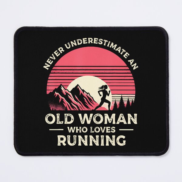 Item preview, Never Underestimate An Old Woman Who Loves Running Runner designed and sold by arzateiosumn.