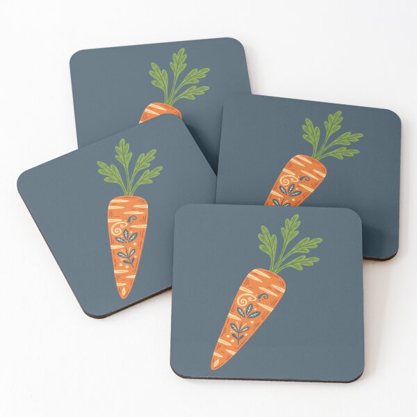 Item preview, Decorative Carrot & Motifs STICKER/MAGNET PACK – Scandinavian Folk Art by heidiannemorris © designed and sold by FOLK ART FUSION by heidiannemorris.