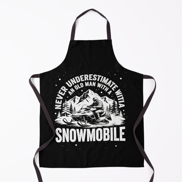 Item preview, Never Underestimate An Old Man With A Snowmobile designed and sold by SofenArt.