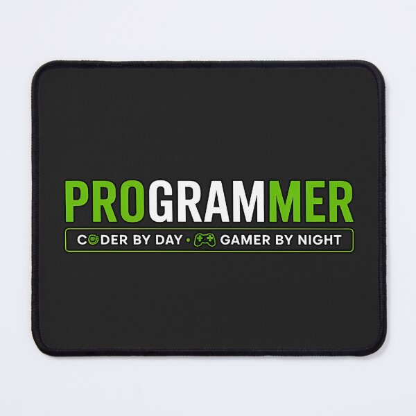 Artikelvorschau, Programmierer – Tagsüber Coder, nachts Gamer | Tech Neon Design entworfen und verkauft von Glam-Spot.
