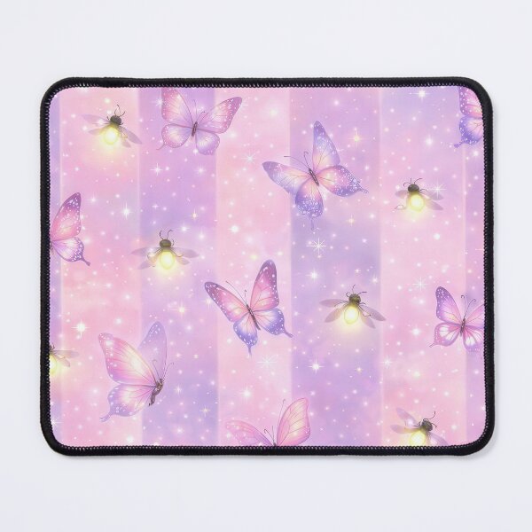 Item preview, Magical watercolor butterfly and firefly fantasy pattern designed and sold by juthamas8426.