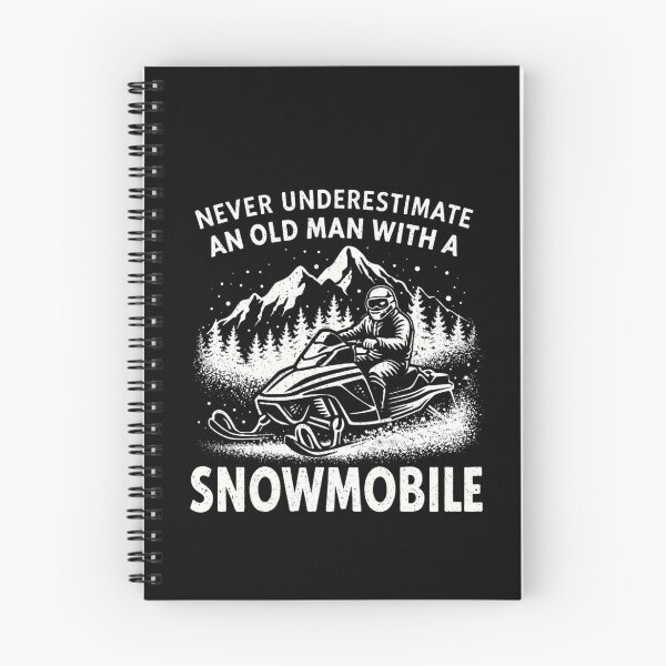 Item preview, Never Underestimate An Old Man With A Snowmobile designed and sold by SofenArt.