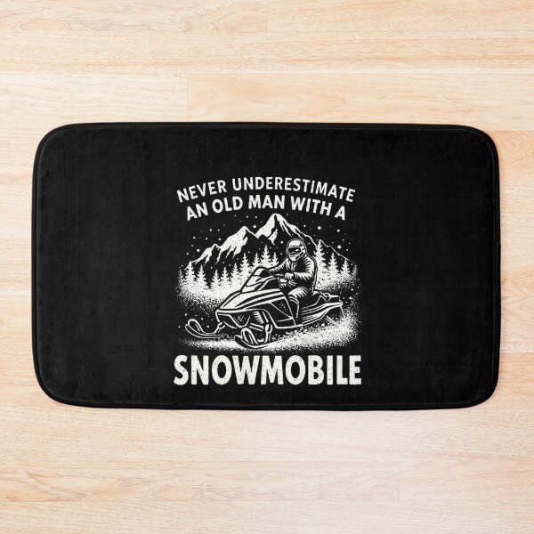 Item preview, Never Underestimate An Old Man With A Snowmobile designed and sold by SofenArt.