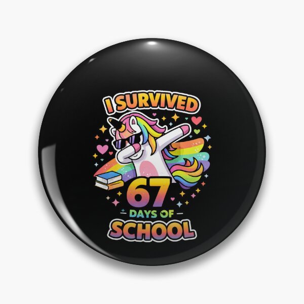 Item preview, I Survived 67 Days Of School Unicorn Dabbing designed and sold by SofenArt.