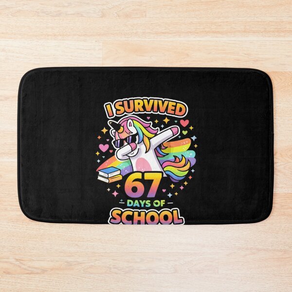 Item preview, I Survived 67 Days Of School Unicorn Dabbing designed and sold by SofenArt.